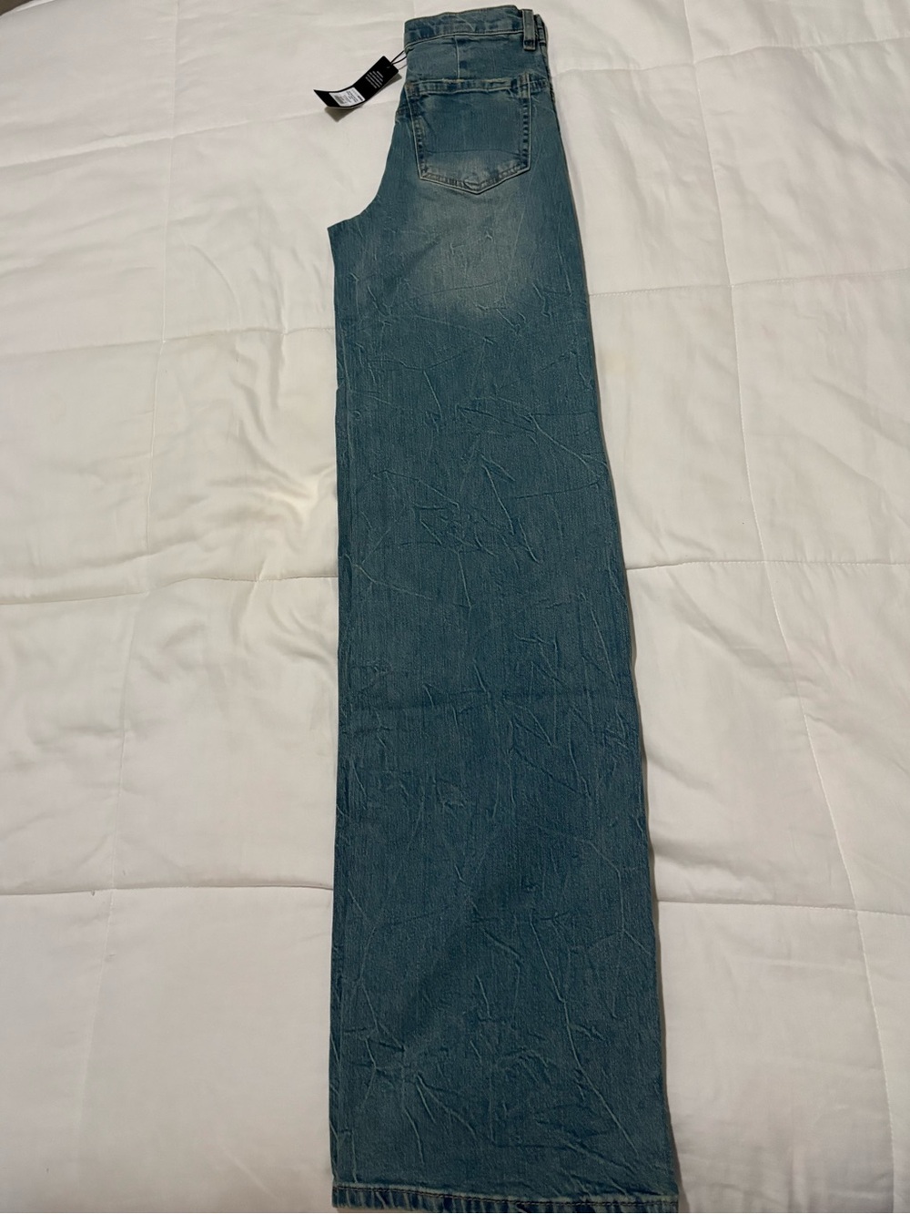 Fashion Nova Light Blue Vintage Baggy Jeans - Picture 4 of 5